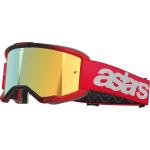 Masque cross VISION 5 BLAZE - ROUGE/IRIDIUM OR ALPINESTARS