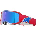 Masque cross VISION 5 CORP - ROUGE/BLEU/BLANC/IRIDIUM BLEU ALPINESTARS