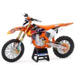 Miniature Newray Moto KTM 450 SX-F Red Bull A.PLESSINGER - Echelle 1/12&deg;