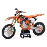 Miniature Newray Moto KTM 450 SX-F Red Bull Cooper WEBB - Echelle 1/12&deg;
