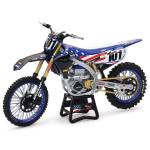 Miniature Newray Moto Yamaha 450 YZF MXDN E. TOMAC - Echelle 1/12&deg;