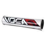 Mousse de guidon Voca Racing MOTO CROSS 250mm ARGENT BARRE