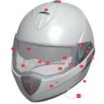 Mousse de joues et Coiffe Shark EVOLINE 3