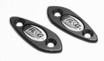 Obturateurs de r&eacute;troviseur R&G Racing Cache - orifices noir