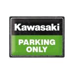 PANNEAU KAWASAKI PARKING ONLY NOSTALGICART