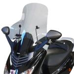 Pare brise Bullster Haute protection Noir opaque +73cm