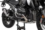 Pare-carter Touratech Crash bar STREET avec sliders - Argent