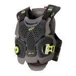 Pare pierre Alpinestars A-4 MAX - BLACK ANTHRACITE YELLOW FLUO 2023