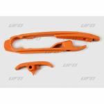Patin de bras oscillant Ufo Kit + patin de chaîne inférieur orange