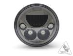 Phare avant Denali M7 LED Ø177mm noir chrome