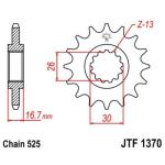 Pignon de sortie de boite JT. acier anti - bruit 1370 - 525