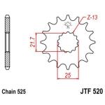 Pignon de sortie de boite JT. acier anti - bruit 520 - 525