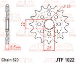Pignon de sortie de boite JT. acier standard 1022 - 520 15 dents