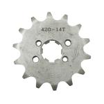 Pignon de sortie de boite P2R PIGNON 50 A BOITE ADAPTABLE DERBI 50 SENDA EURO 2 + EURO 3, GPR-GILERA 50 SMT, RCR 420 14 DTS -P2R-