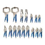 Pince-&eacute;tau Brilliant Tools Pochette de 16 &agrave; verrouillage