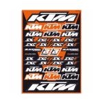 Planche de stickers Blackbird KTM