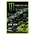 Planche de stickers D'cor Monster Energy