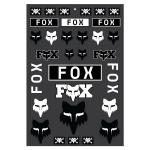 Planche de stickers Fox LEGACY TRACK PACK