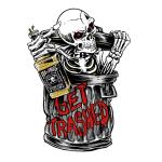 Planche de stickers Lethal Threat MINI GET TRASHED SKELETON 60x80mm