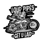 Planche de stickers Lethal Threat MINI LOUD PIPES 60x80mm