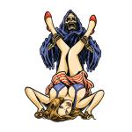 Planche de stickers Lethal Threat MINI REAPER CALLING 60x80mm