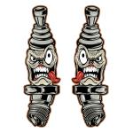 Planche de stickers Lethal Threat MINI SPARKY PLUGS 60x80mm