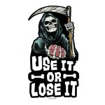 Planche de stickers Lethal Threat MINI USE IT OR LOOSE 60x80mm