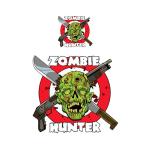 Planche de stickers Lethal Threat MINI ZOMBIE HUNTER 60x60mm