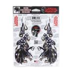 Planche de stickers Lethal Threat RACE SKULLS DROIT GAUCHE 150x200mm