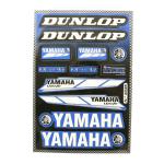 Planche de stickers P2R RACING DUNLOP 1 12 330mmx220mm