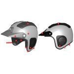 Plaque latérale casque Shark CACHES - X-DRAK / ATV DRAK