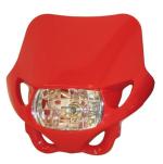 Plaque phare Bihr Enduro rouge 12V/35W