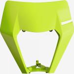 Plaque phare Polisport jaune fluo
