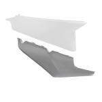 Plaques lat&eacute;rales Acerbis BLANC/GRIS