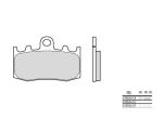 Plaquettes de frein Brembo 07BB2607 Organique