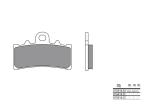Plaquettes de frein Brembo 07GR18SA Métal Fritté