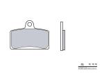 Plaquettes de frein Brembo 07GR72SA M&eacute;tal fritt&eacute;