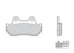 Plaquettes de frein Brembo 07HO10SP M&eacute;tal Fritt&eacute;