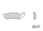 Plaquettes de frein Brembo 07HO29SP M&eacute;tal Fritt&eacute;