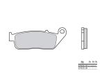 Plaquettes de frein Brembo 07HO31SP M&eacute;tal Fritt&eacute;