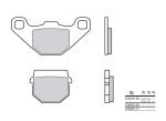 Plaquettes de frein Brembo 07KA07SD M&eacute;tal Fritt&eacute;