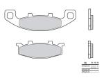 Plaquettes de frein Brembo 07KA09SP M&eacute;tal Fritt&eacute;