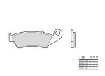 Plaquettes de frein Brembo 07KA1705 Organique