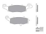 Plaquettes de frein Brembo 07KA19SA M&eacute;tal fritt&eacute;