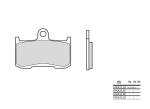 Plaquettes de frein Brembo 07KA23SC M&eacute;tal fritt&eacute;
