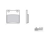 Plaquettes de frein Brembo 07KS05SP M&eacute;tal fritt&eacute;
