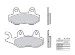 Plaquettes de frein Brembo 07SU12SP M&eacute;tal Fritt&eacute;