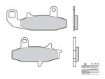 Plaquettes de frein Brembo 07SU15SA M&eacute;tal Fritt&eacute;