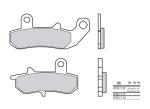 Plaquettes de frein Brembo 07SU17SP M&eacute;tal Fritt&eacute;