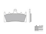 Plaquettes de frein Brembo 07SU19SA M&eacute;tal Fritt&eacute;